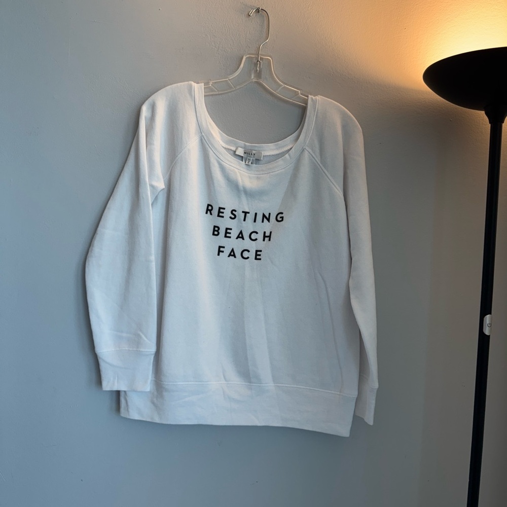 Milly Resting Beach Face Sweatshirt,